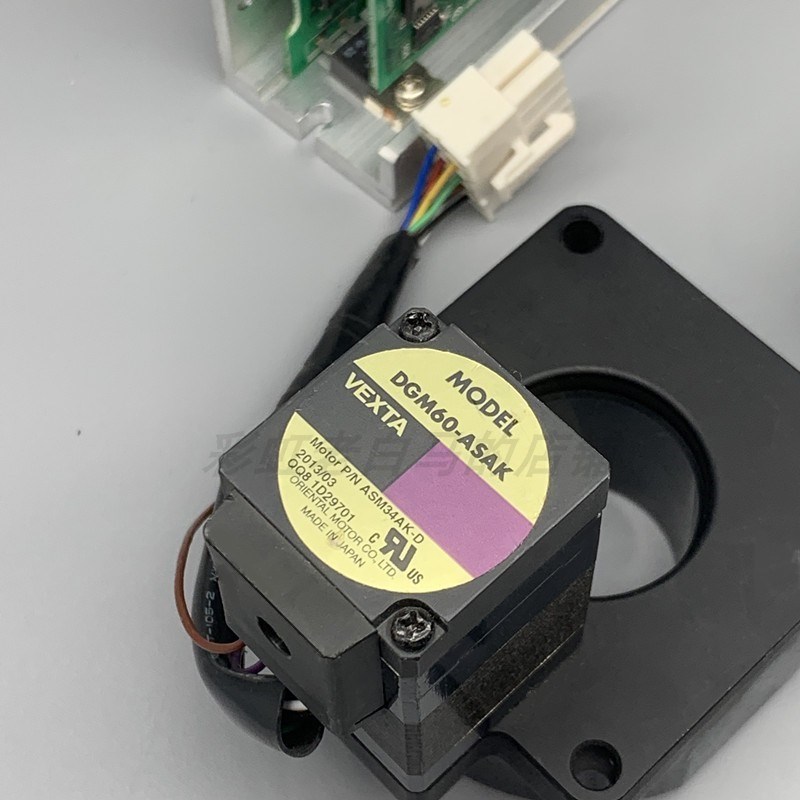 高精密中空d转台 小型旋转台 东方马达DGM60-ASAK 台面60mm 套装