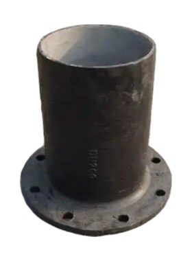 环氧树脂球墨铸铁管件DN300承盘短管插盘法兰Q弯头套袖承插盘三通