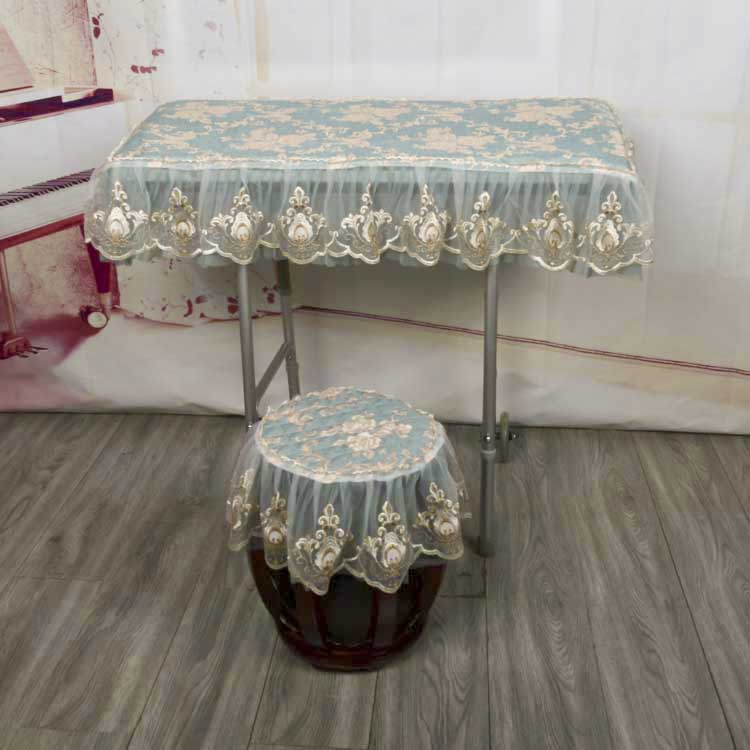 电钢琴罩b88键地中海防尘罩数码电子琴钢琴套布艺盖布盖巾定制