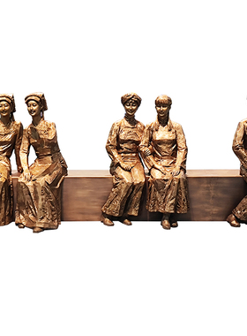 城市大型博物馆h艺术品雕塑园林景观少数民族塑像制作广场落地摆