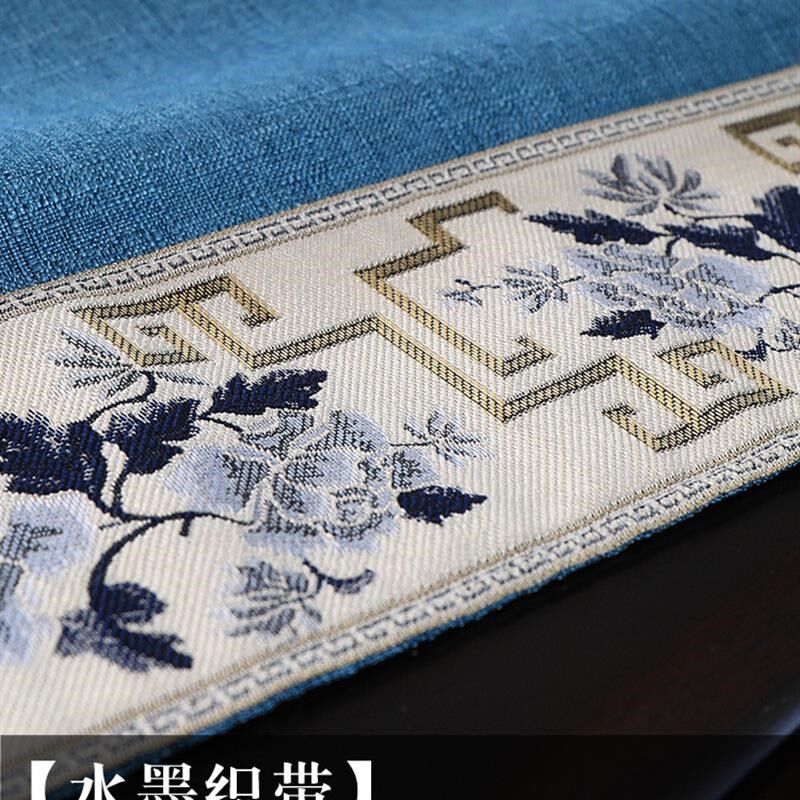 V8J3卧d室床头柜盖布新中式家用茶几布电视柜防尘布罩套垫子小桌