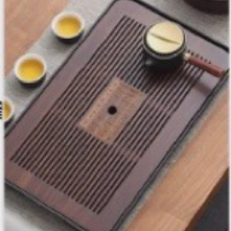 竹制茶盘简约储水式家用放茶杯竹制干泡台日式托盘W长方形小号盘,餐饮具,茶盘,淘宝优惠券,粉丝福利购,淘宝优惠卷