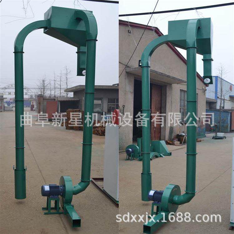 5产量风吸式提升机 自吸式气力吸粮机 去石机配套设备
