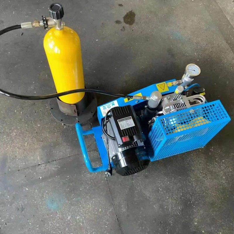 正压空气呼吸器充气泵 压力30MPA 流量100min 高压空气充填泵
