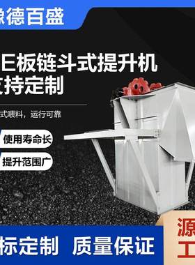 加工NE200型板链斗式提升机厂家高温物料用板链垂直斗提机