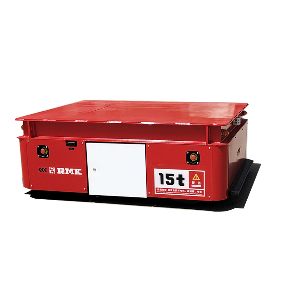 模块化舵轮转运平板车包胶轮蓄电池无线遥控台车运输遥控周转台车