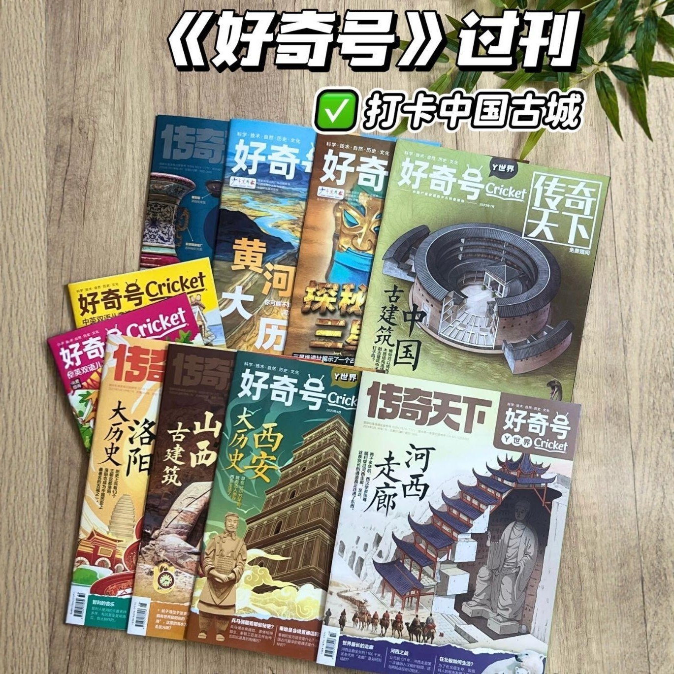 好奇号杂志大历史城市专题期刊过刊清仓河西走廊西安开封洛阳大历史北京中轴线山西古建筑6-12岁小学生科普文化百科大全课外书阅读