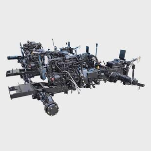 适用雷沃后桥豹拖拉机欧前桥变速箱液压悬挂配件tf10X04油泵总成