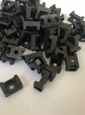 尼龙马鞍形 尼龙固定座STM-2扎带固定座 HC-2M束线带 500装孔6M