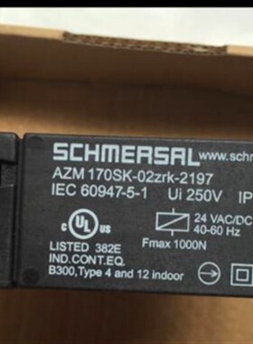 SCHMEbRSAL施迈赛 AZM 170-02ZRK 230VAC 110VAC 24VACDC开关