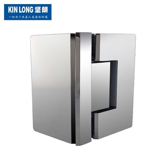 坚朗304不锈钢合页淋浴房玻璃门铰链卫生间玻璃M夹五金配件WW5711