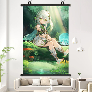 原神莱依拉珐露珊纳西妲海报挂画高清壁纸草神二次元动漫游戏周边