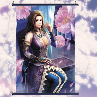 三国杀张春华孙鲁班黄月英真三国无双动漫周边海报挂画来图定制1