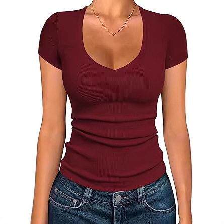 Women Cotton Thin See Through White T Shirt Female Fashion