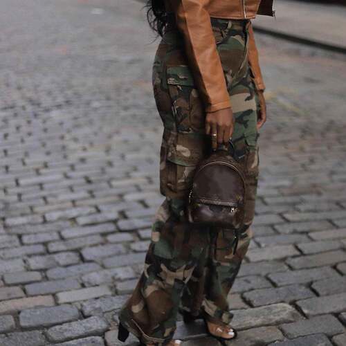 New Street Style Streetwear Ripped Washed Straight Leg Loose