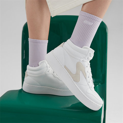 Skechers斯凯奇女经典复古潮流轻质中帮板鞋休闲轻便运动鞋185031