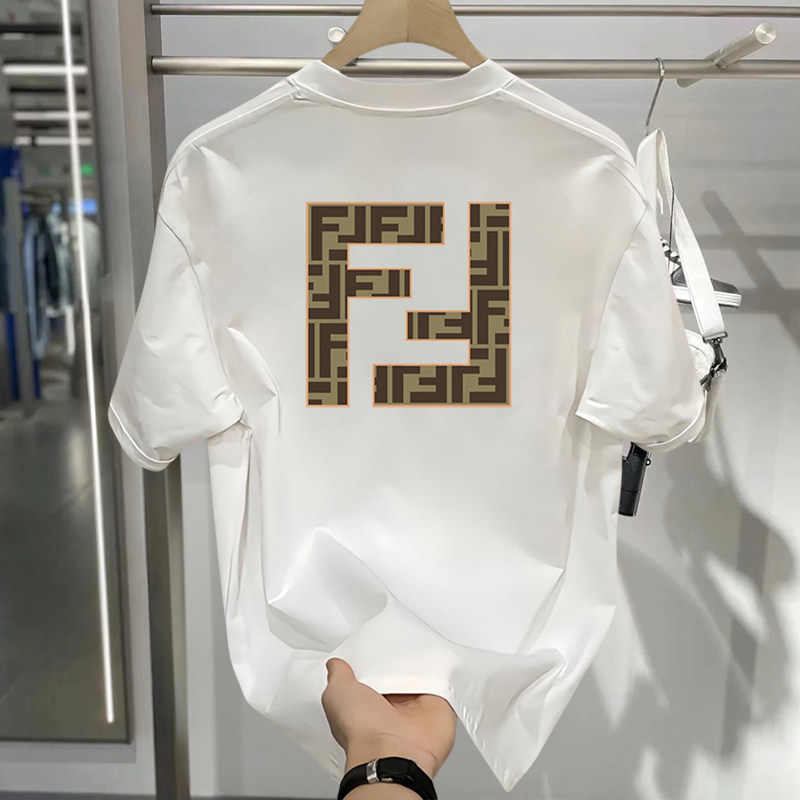 2026新款百搭短袖T恤青年男女款F家短袖上衣半袖纯棉潮牌宽松夏季