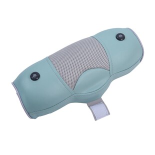 颈椎按摩器仪颈部按摩枕头v腰部颈肩艾草热敷腰椎气囊拉伸靠枕