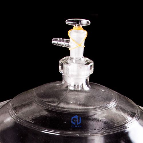 玻璃真空干燥器实验室k干燥皿15/18/21/24/30/35/40cm附瓷板白真