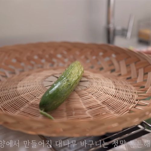 韩国直邮honeyjubu同款手工竹编K篮筐洗菜盆沥水笸箩甜品托盘