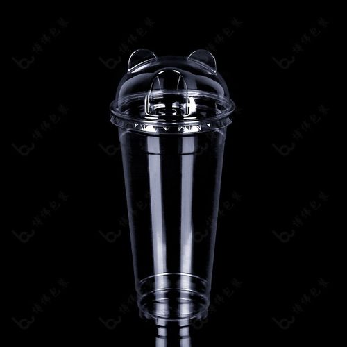 大容量600ml奶茶杯一次性 pet冷饮透明塑料杯 外卖打Y包果汁封口