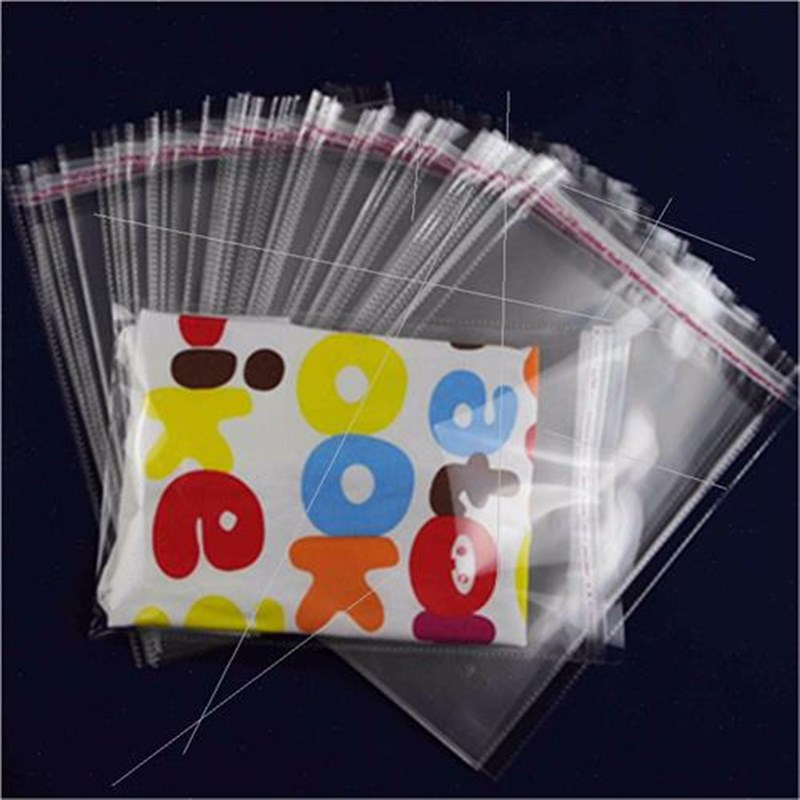 OPP不干胶自粘袋小号饰品包装袋z塑料袋自封袋8*15每包1000个