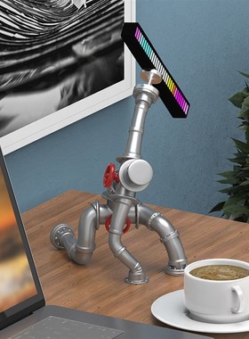 文创工业b复古风创意朋克装饰生日礼物办公桌面机器人音乐节奏摆