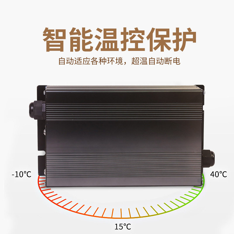 电动车锂电池充电器24V2r0A三元锂25.2V6串7串29.4V铝壳快充便携