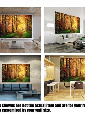 Customize Any Size 3D Wallpaper LivingI Room Sofa Wall surfa