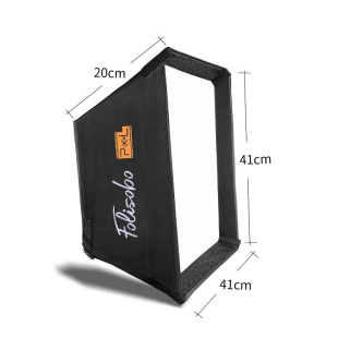 品色F5C便携式 折叠柔光箱LED拍照补光灯套装 摄影灯反光轻巧便捷折