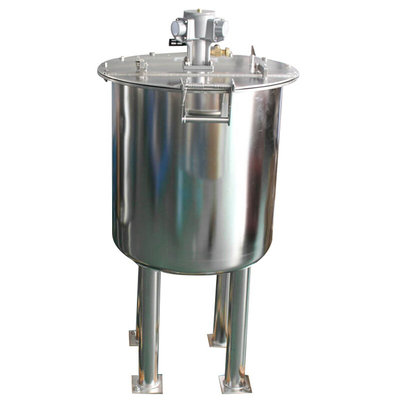 防爆气动搅拌桶304L电解抛光不锈钢液体加热混合搅拌罐反应釜储罐