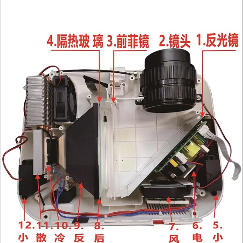 新款家用办公会议投影套件4k白天直投可连手机家庭影院投影机配件