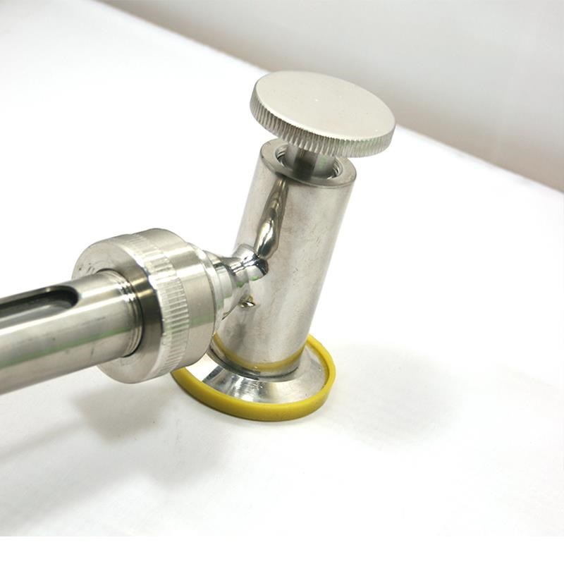 304不锈钢卫j生级快装液位计卡箍卡盘玻璃取样阀考克水位观察阀门