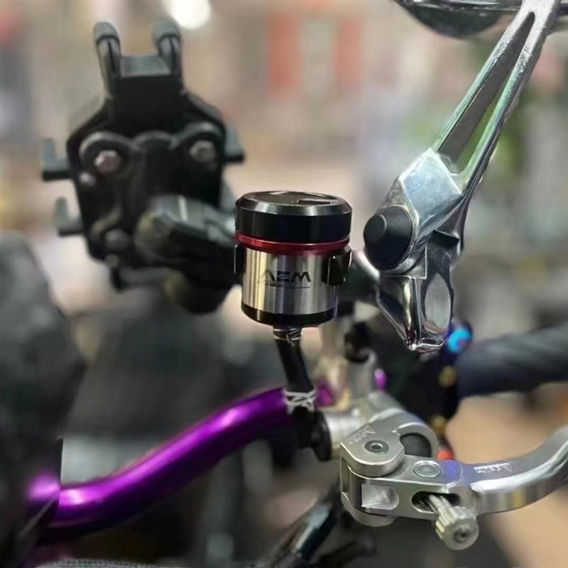 国产AEM油壶一体式适用布雷博RCS/CCG/GT02直推上泵刹车油杯不锈