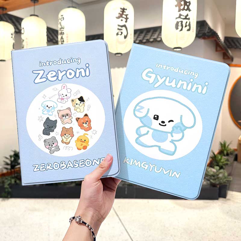 ZB1男团ipad10保护套pro2024款11寸5苹果air7平板mini6壳4迷你3适用2三折2021带笔槽8第9代2020周边2018卡通