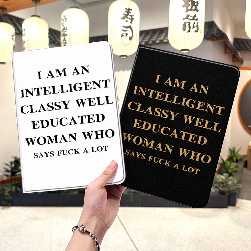 高知泼妇2020款ipad10保护套pro2018苹果mini6外套ipod9迷你4壳air5适用2平板3带笔槽十6第8代三折ioad搞怪女