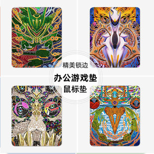 神奇宝贝鼠标垫小号电脑垫子小尺寸桌垫办公键盘垫神兽裂空座定制