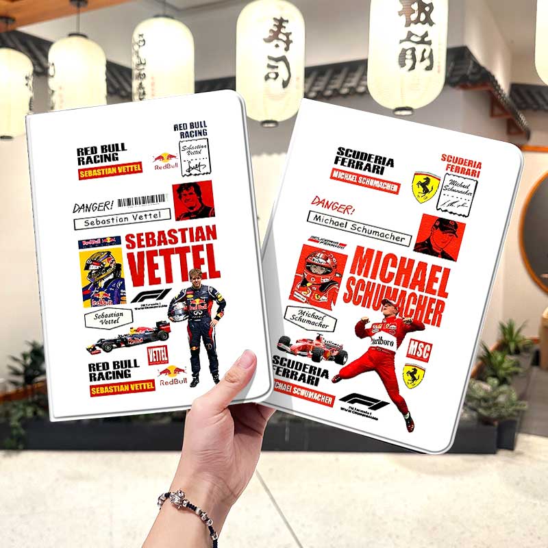 F1赛车ipad10保护套pro2024款11寸5苹果air7平板mini6壳4迷你3适用2三折2020带笔槽8第9代2021周边2018维特尔