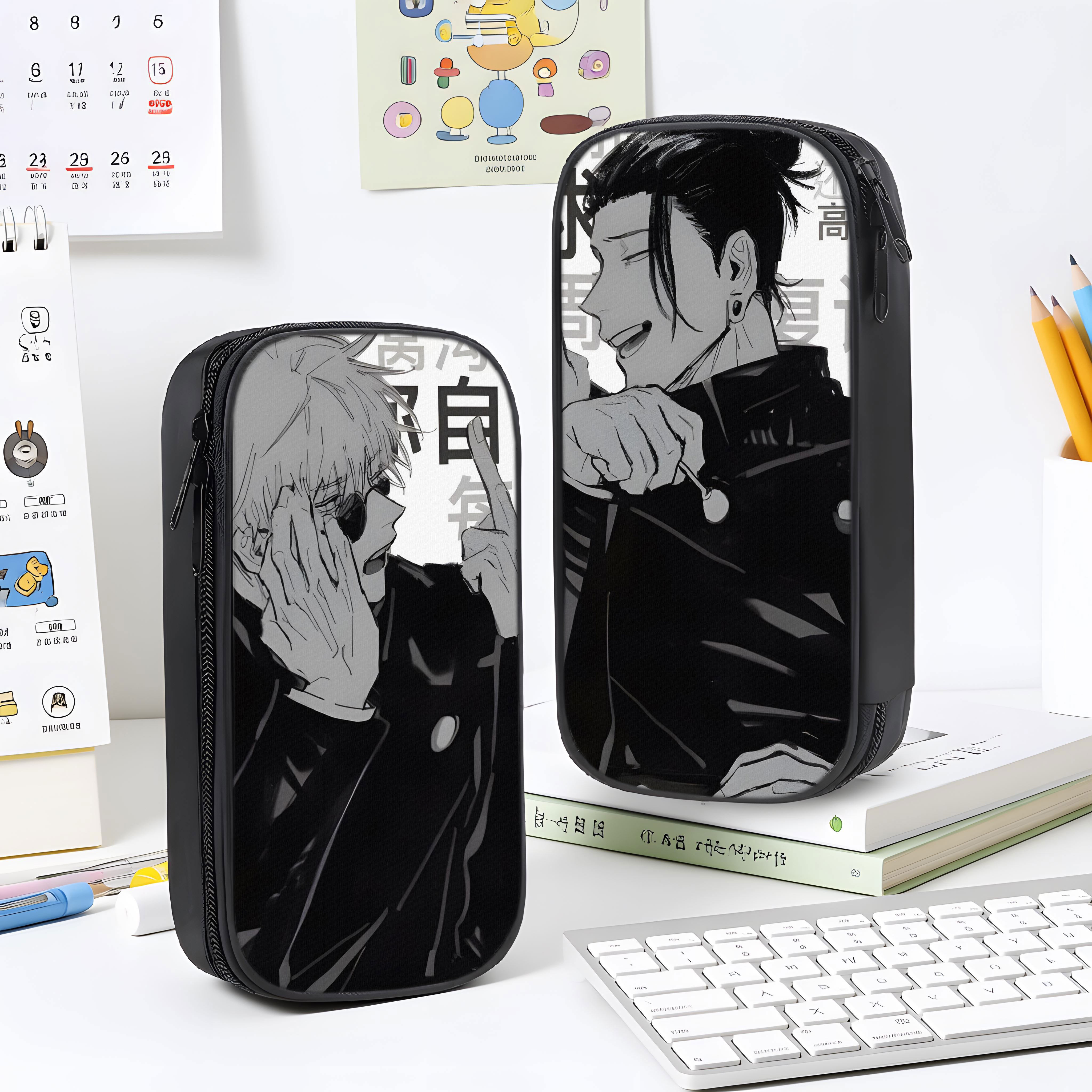 咒术回战五条悟夏油杰笔袋小学生铅笔盒2025新款超火文具袋初中生笔盒学生文具盒儿童网红爆款女孩男生男孩款