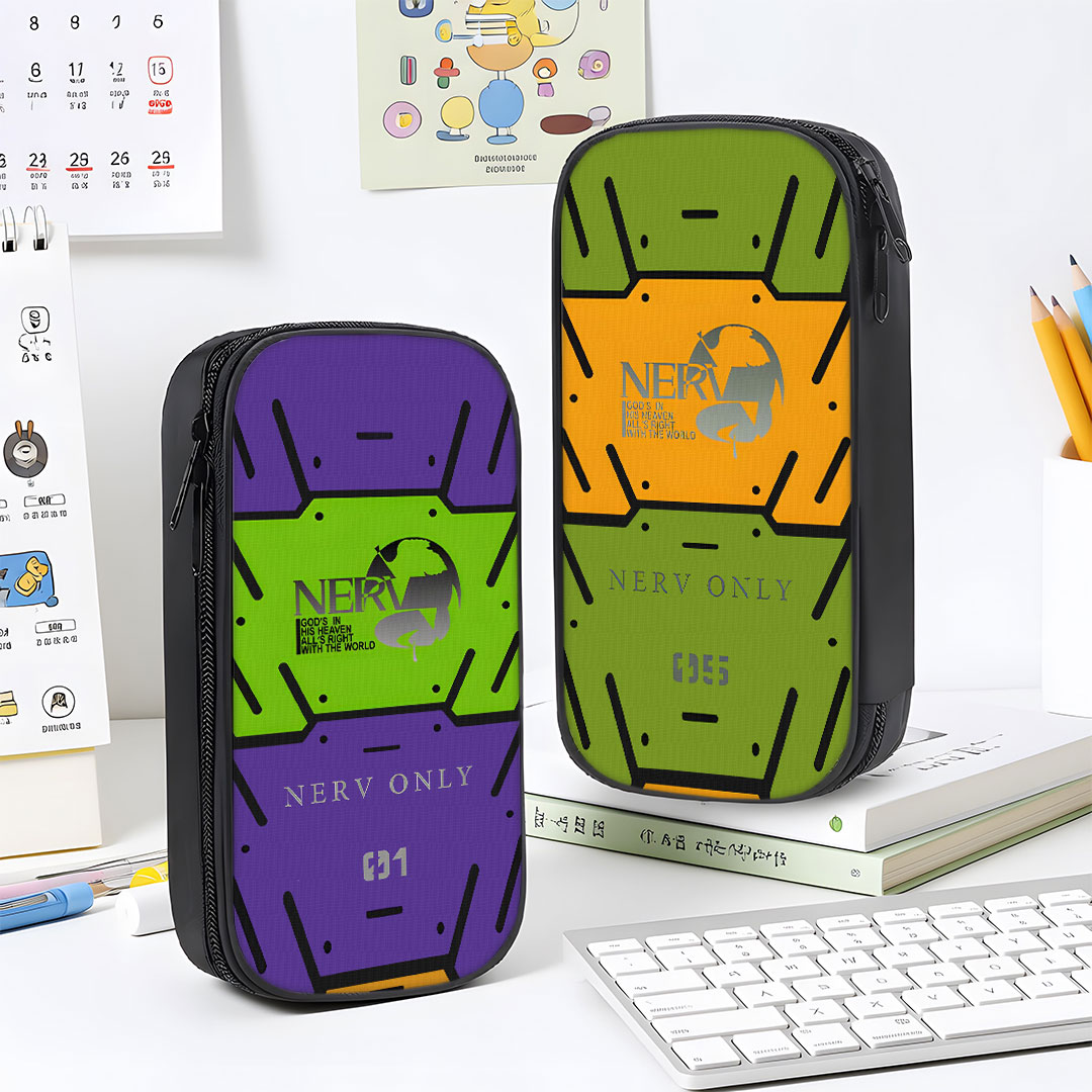新世纪福音战士笔袋小学生铅笔盒2025新款超火文具袋初中生笔盒学生文具盒儿童网红爆款女孩男生男孩EVA周边