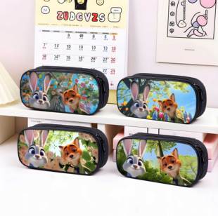 疯狂动物城笔袋小学生铅笔盒2025新款超火文具袋初中生周边文具盒儿童网红爆款男女生男孩款ins风高颜值盖瑞