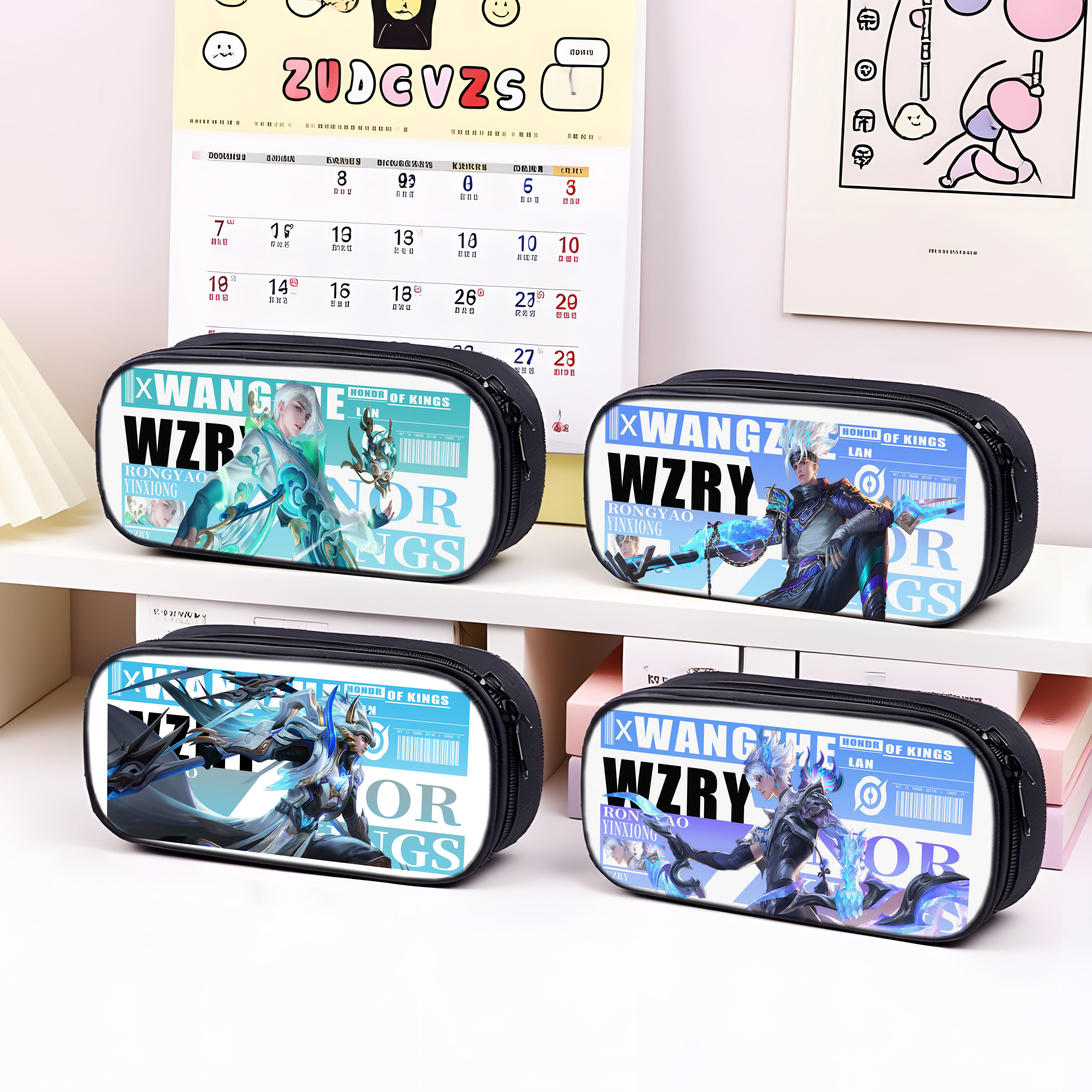 诸葛亮无双限定韩信春节年限FMVP传说皮肤海报笔袋小学生铅笔盒2025新款超火文具袋中学生文具盒儿童网红爆款