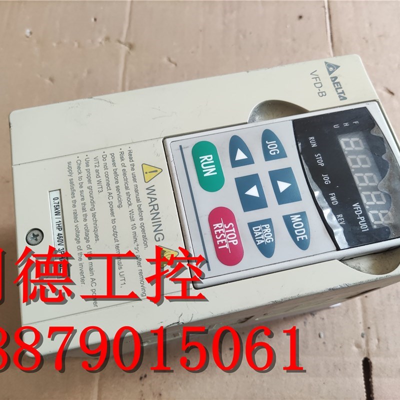 89新 台达VFDB变频器VFD007B43A 380V 07Q5KW V 包质量实物拍摄