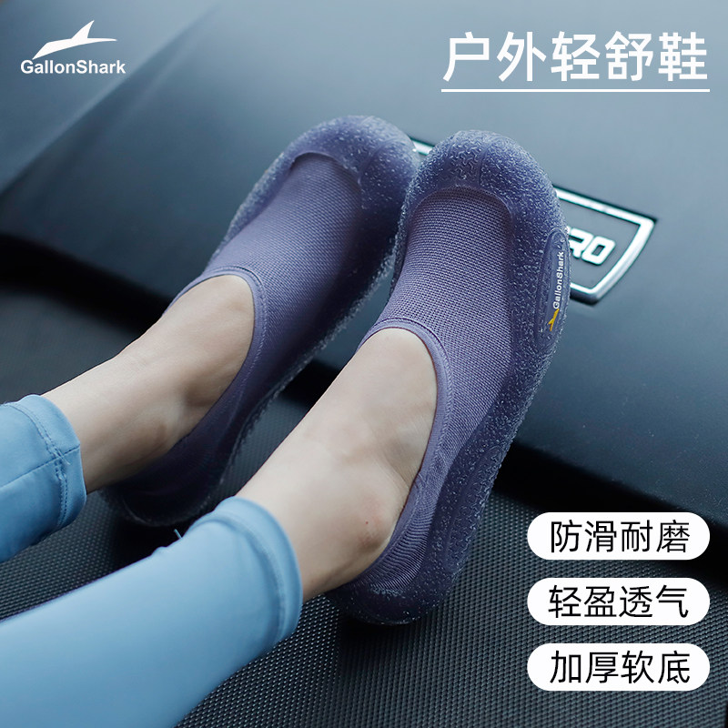 戈伦鲨超轻便静音健身运动鞋透气防滑软底瑜伽跳绳操走步深蹲力量