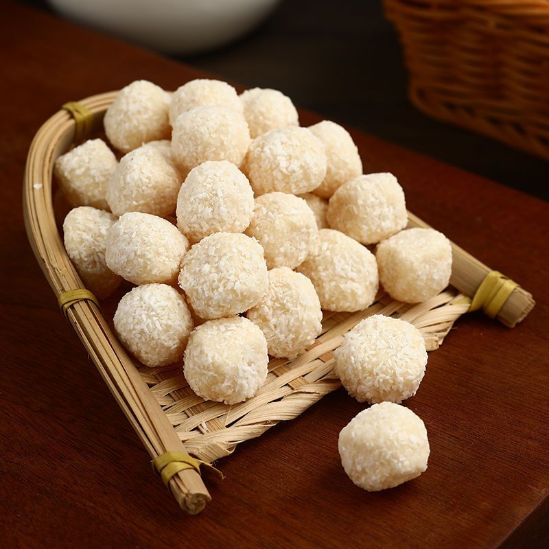 海南特产喜糖 椰子球150g 原味椰球 椰蓉球零食夹心软糖包邮产地