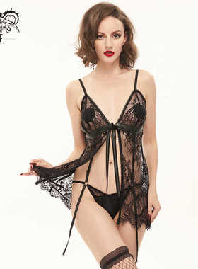Devil fashion 裆底分开连体性感吊带【SX006】