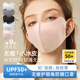 冰皮无痕防晒口罩高颜值立体透气冰丝防紫外线奶皮凉感可调节面罩