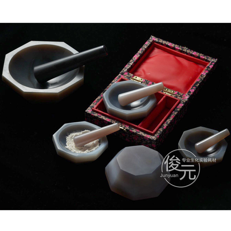 实验室玛瑙研钵 耐磨乳钵研磨q棒内径50 60 70 80 90 100 120mm