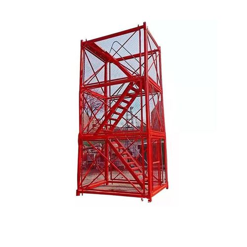 桥梁施工建筑安全梯笼工程组合框架式J安全爬梯基坑箱式安全梯笼