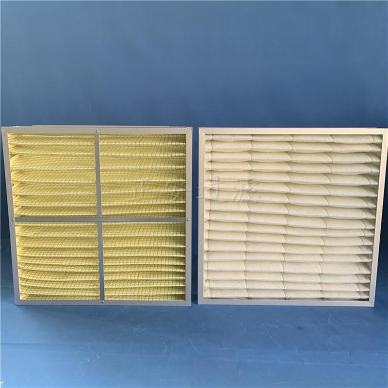 G4初效板式过滤器5j92x592x46 板框F7中效袋式过滤器592x592x500